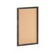 HBCY Creations Wall Mount Cork Board - Wooden Push Pins - Solid Pine Wood Frame - For Kitchen, Classrooms, Restaurant Menus and More!